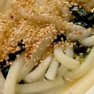 鶏塩わかめうどん